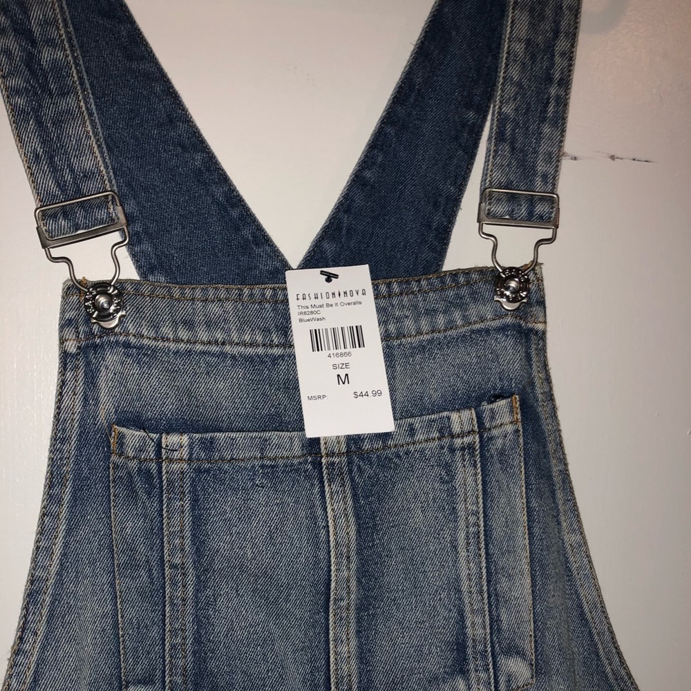 Fashion Nova This Must Be It Overalls - Denim